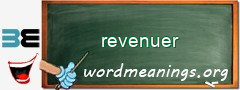 WordMeaning blackboard for revenuer